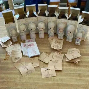 Precious Moments Lot of Bridesmaids, Best Man, flower girl & ring bearer